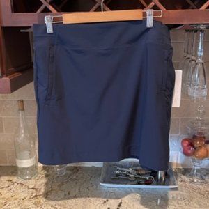 NWT Athleta Brooklyn Skirt/Skort - Navy Blue - Size 14